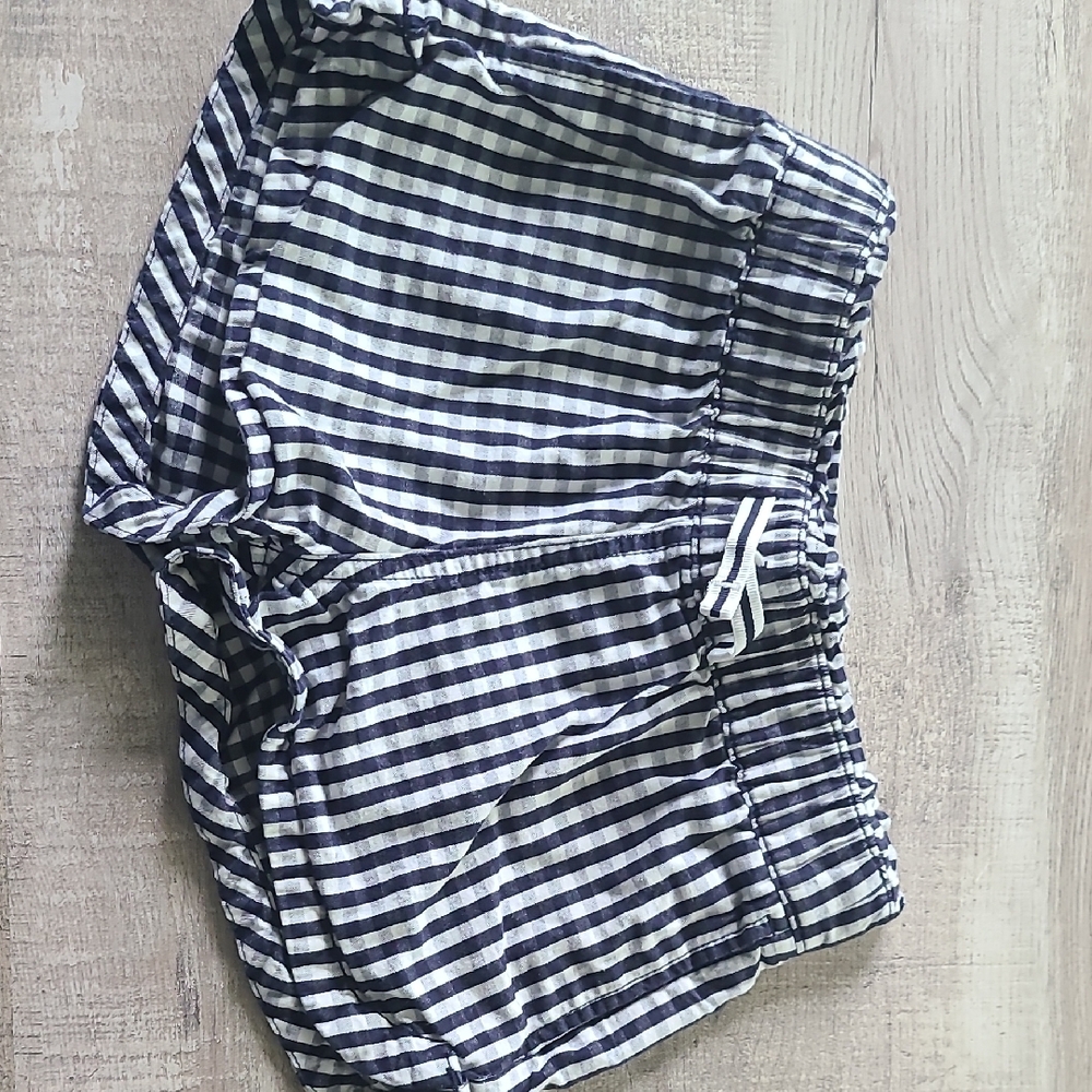 GAP Kids Navy and White Striped Shorts